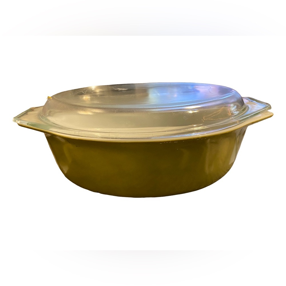 Vintage Pyrex Verde Casserole Dish + Lid